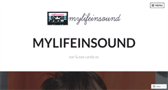 Desktop Screenshot of mylifeinsound.com